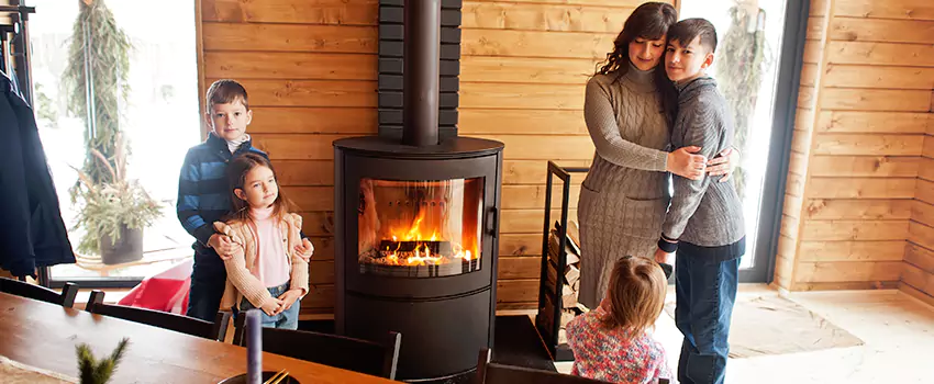 Morso Cast Iron Fireplace Insert Installation in Roy, Utah