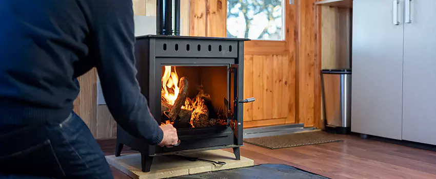 Open Hearth Wood Fireplace Installation in Roy, UT